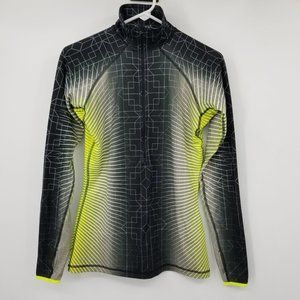Nike Pro Multicolor Women's Long Sleeved 1/2 Zip Shirt Size Medium